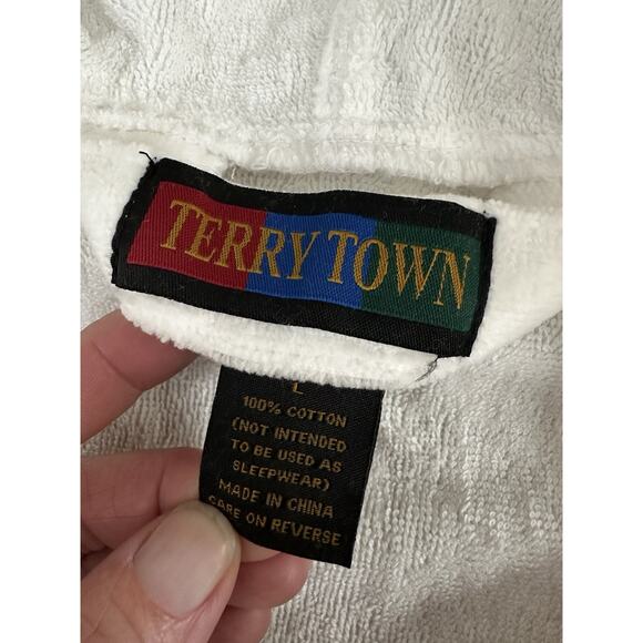 Terry Town Kids Size Large White Robe NWT - Picture 4 of 4